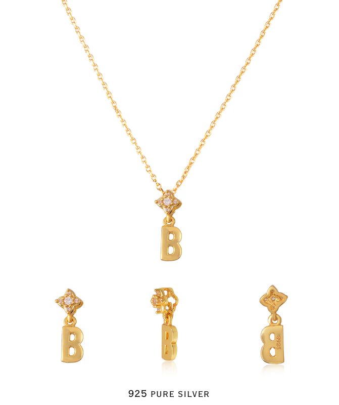 Alphabet Chain Pendant