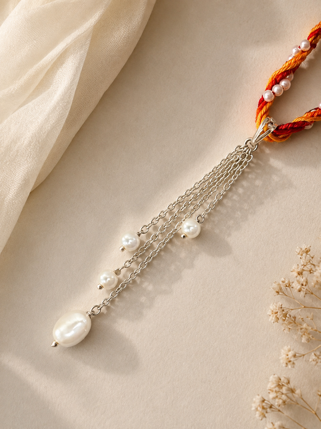 925 Silver Bhabhi Convertible Pendant  Rakhi S