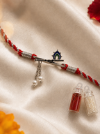 Bansuri Convertible Watch Charm Rakhi (Brass)