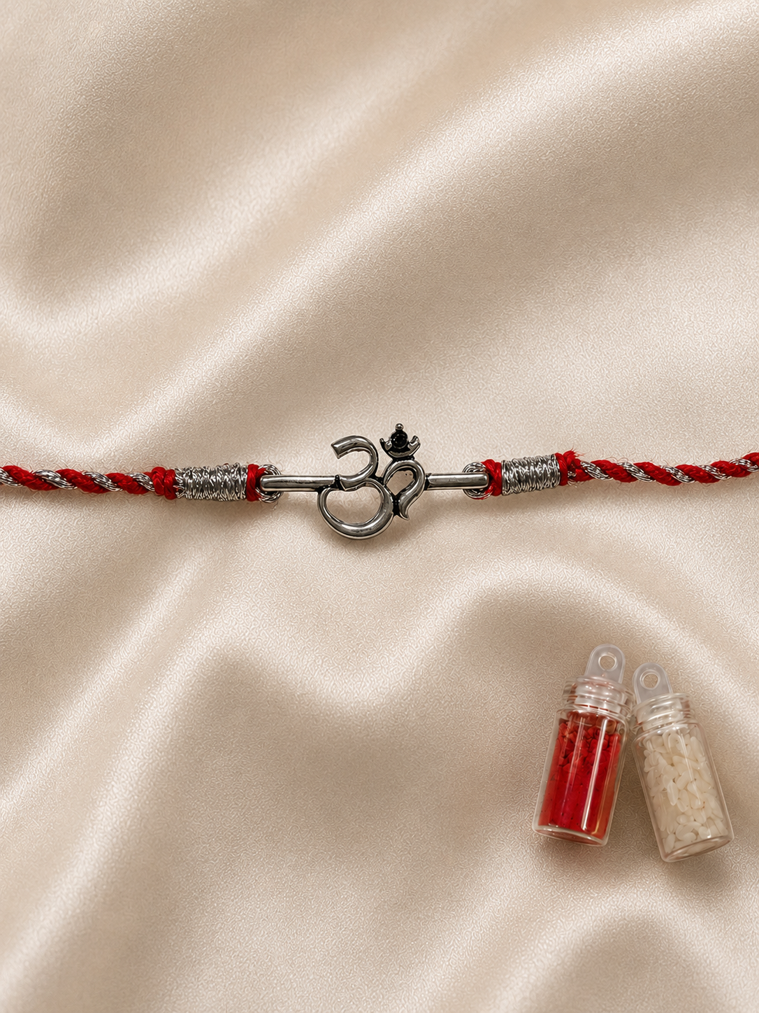 Om Convertible Watch Charm Rakhi S (Brass)