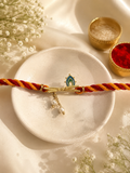 925 Silver Bansuri Watch Charm Rakhi S