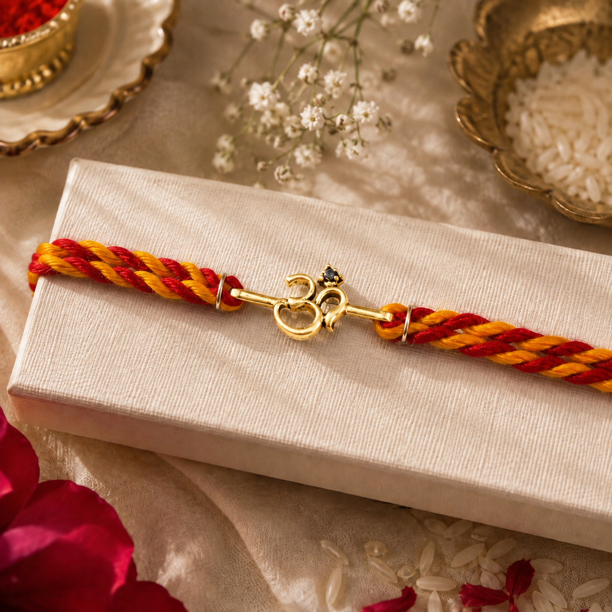 925 Pure Silver Om Convertible Watch Charm Rakhi G