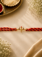 925 Pure Silver Trishul Convertible Watch Charm Rakhi G