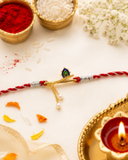 Bansuri Convertible Watch Charm Rakhi G (Brass)