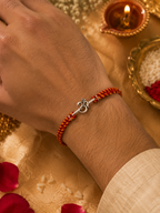 925 Silver Om Watch Charm Rakhi S