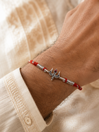 Trishul Convertible Watch Charm Rakhi S(Brass)