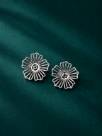 Detachable Pure Silver Peony Jacket S