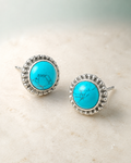 925 Silver Turquoise Stud