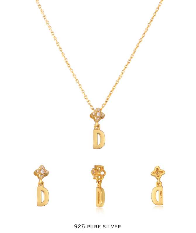Alphabet Chain Pendant