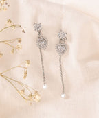 4 in 1 Pure Silver Detachable Ella earring