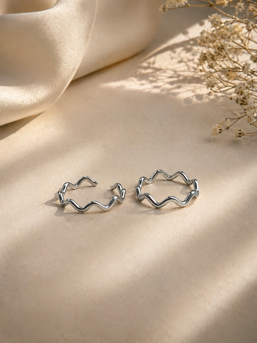 925 Silver Zig Zag Toe Ring