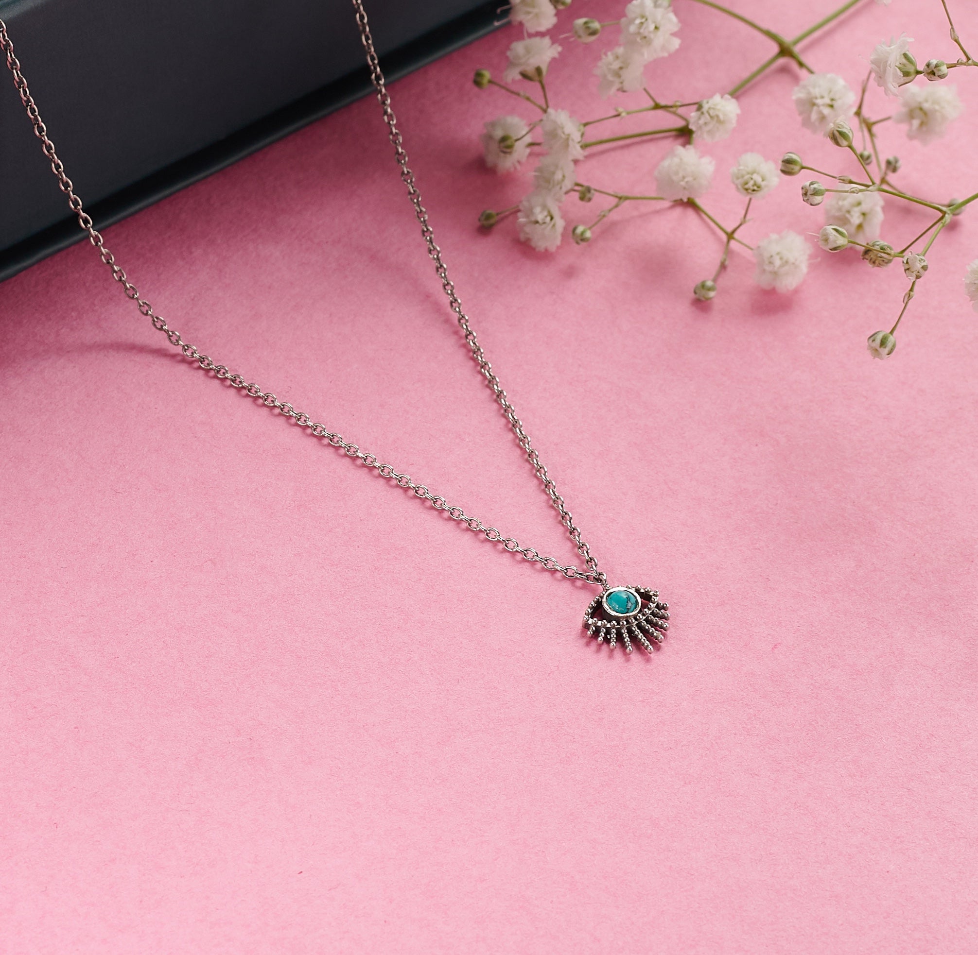 Evil eye oxi necklace