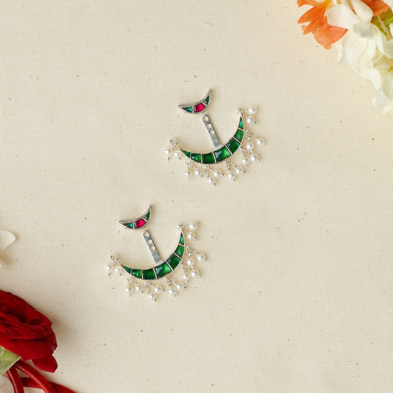 2 in 1 Chandani Pearl Earring