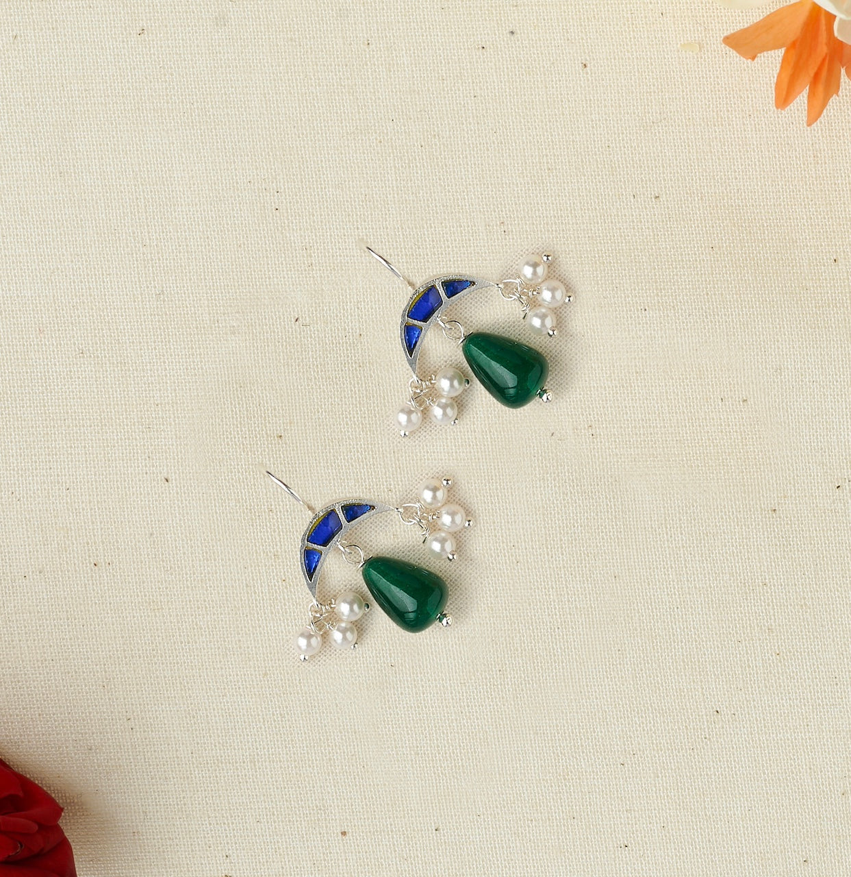 Laila in Blue hook earring