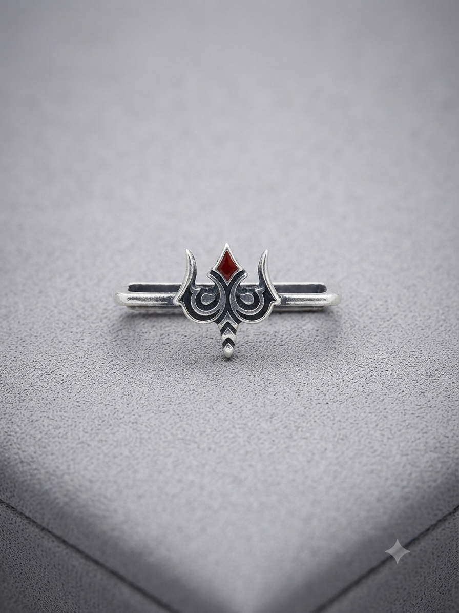 Trishul Convertible Watch Charm Rakhi S(Brass)