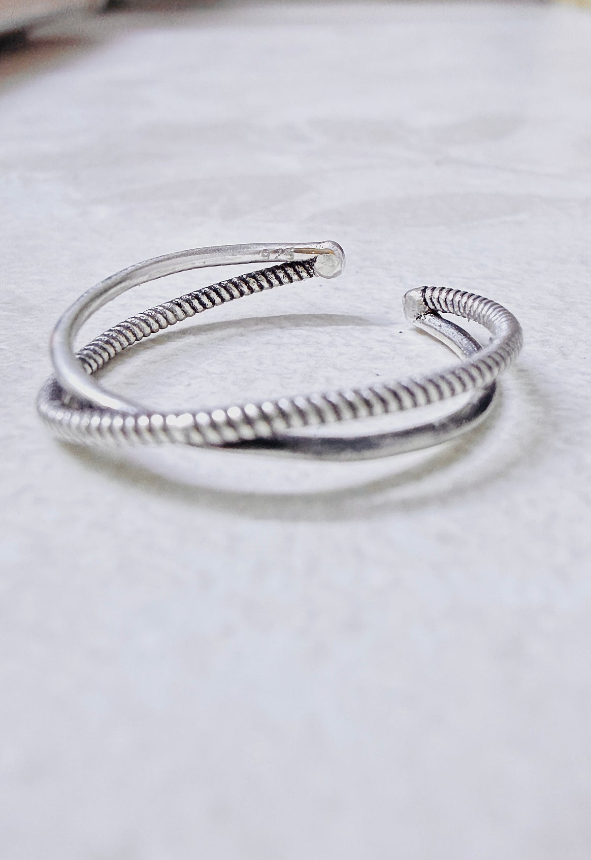 Hanging Chain 925 Silver Toe Ring