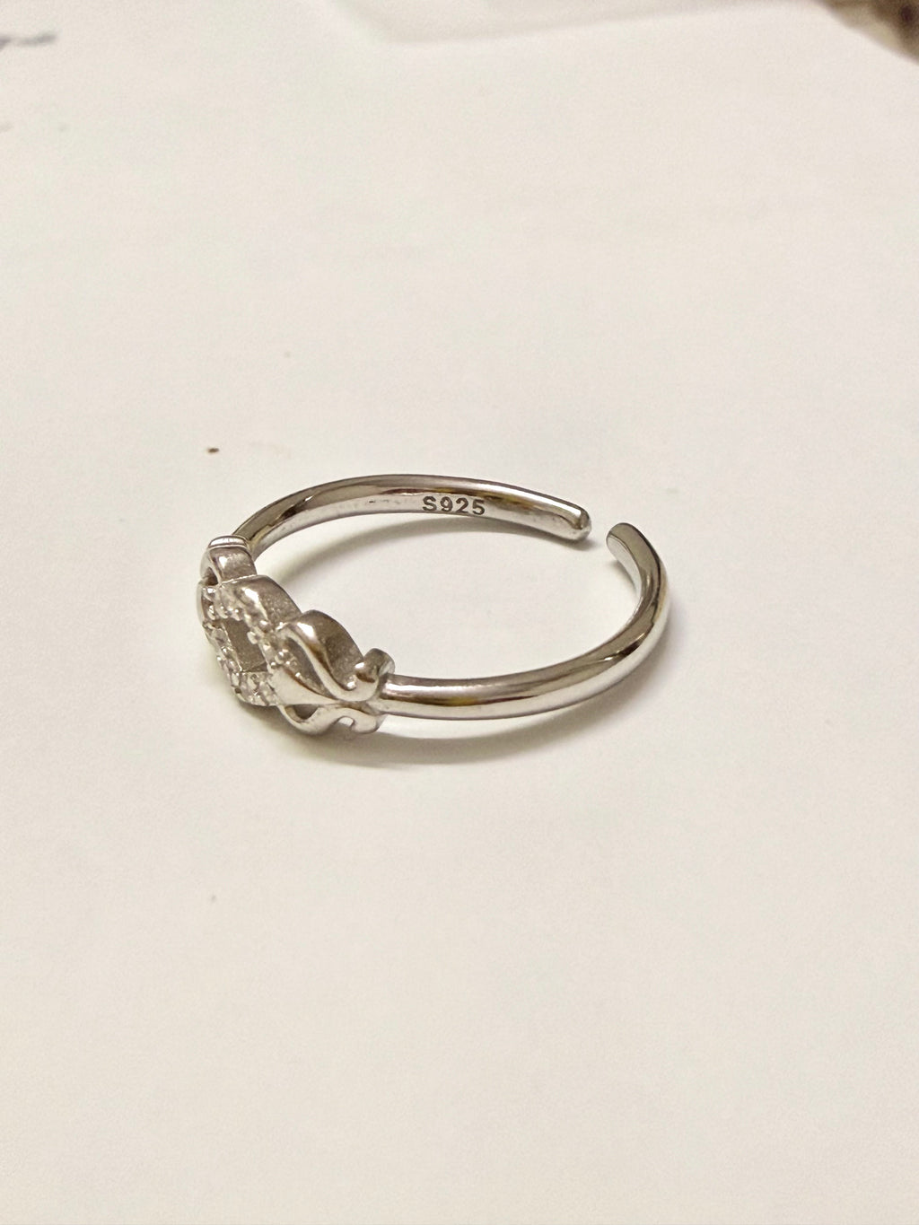 Zeerat 925 Silver Cz Toe Ring