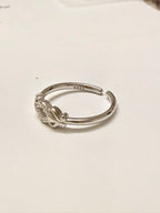 Zeerat 925 Silver Cz Toe Ring