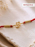 925 Pure Silver Om Convertible Watch Charm Rakhi G