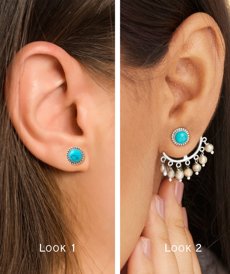Sanchana - 2 in 1 earring