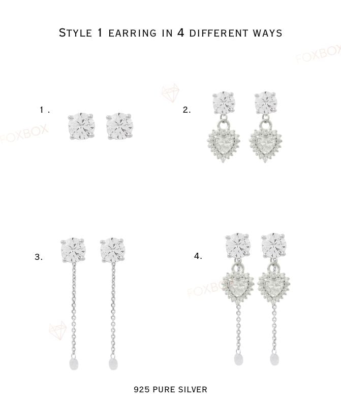 Ella 4 in 1 earring