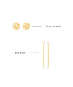 Tara 2 in 1 earring