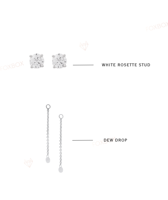 Eva 2 in 1 earring