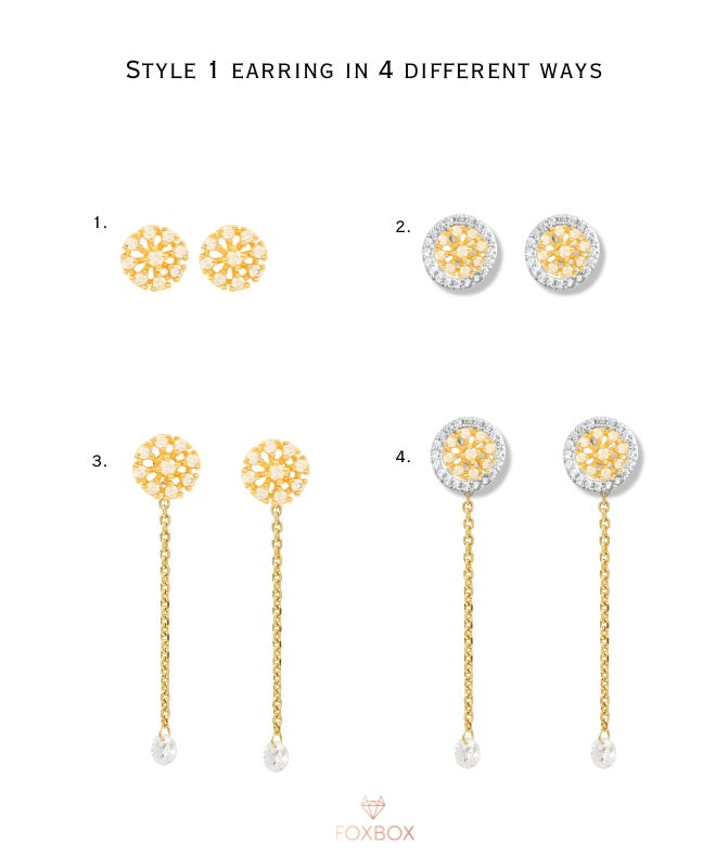 Gily 4 in 1 earring
