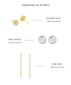 Gily 4 in 1 earring