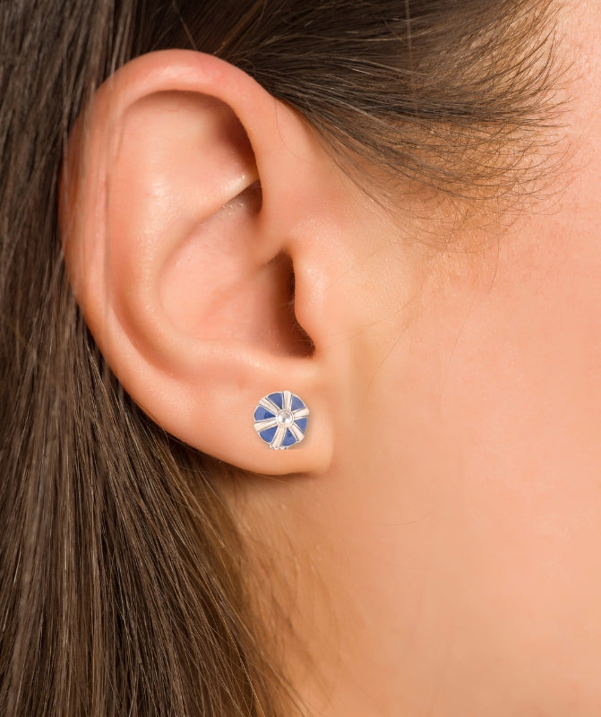 Indigo Dhalia - 2 in 1 earring
