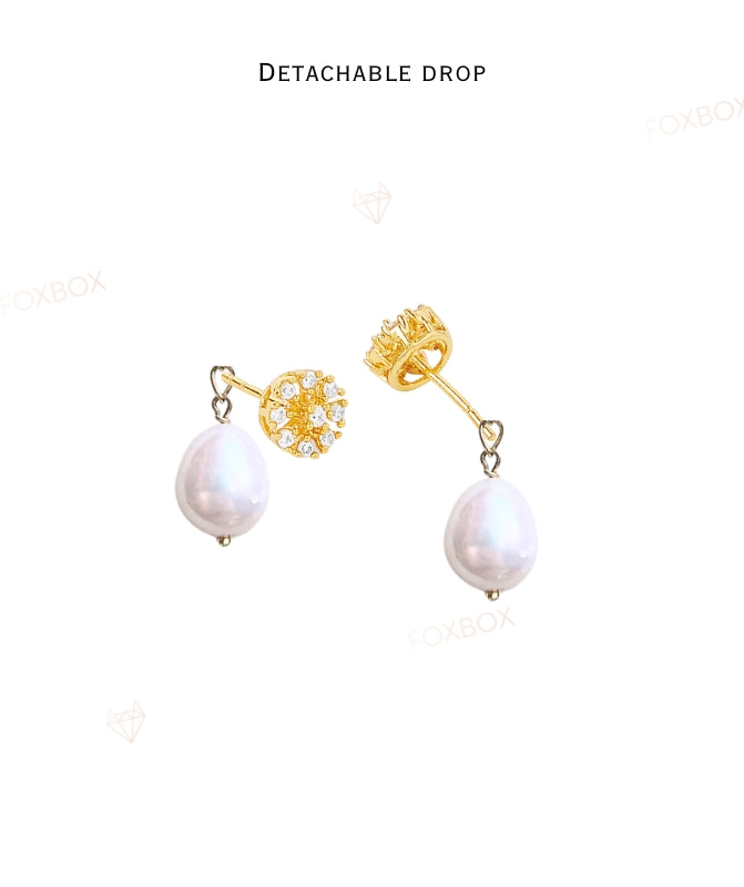 Lila 2 in 1 earring