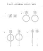 Emara 4 in 1 earring