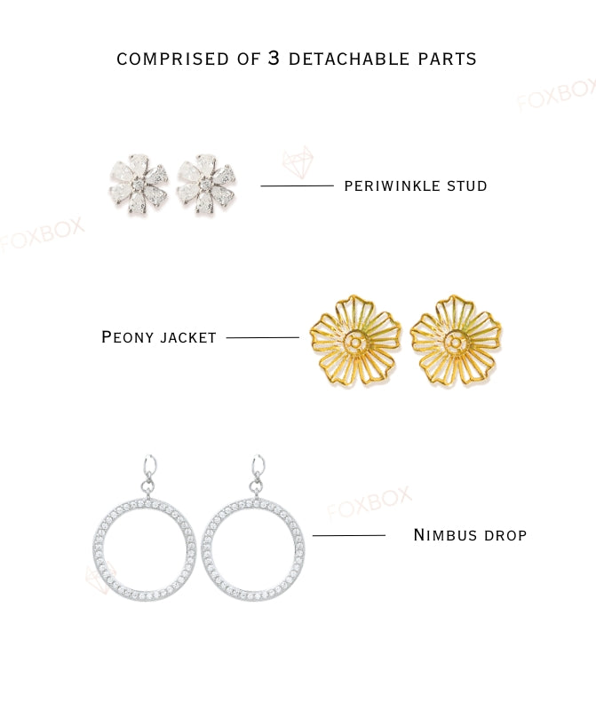 Arela 4 in 1 earring