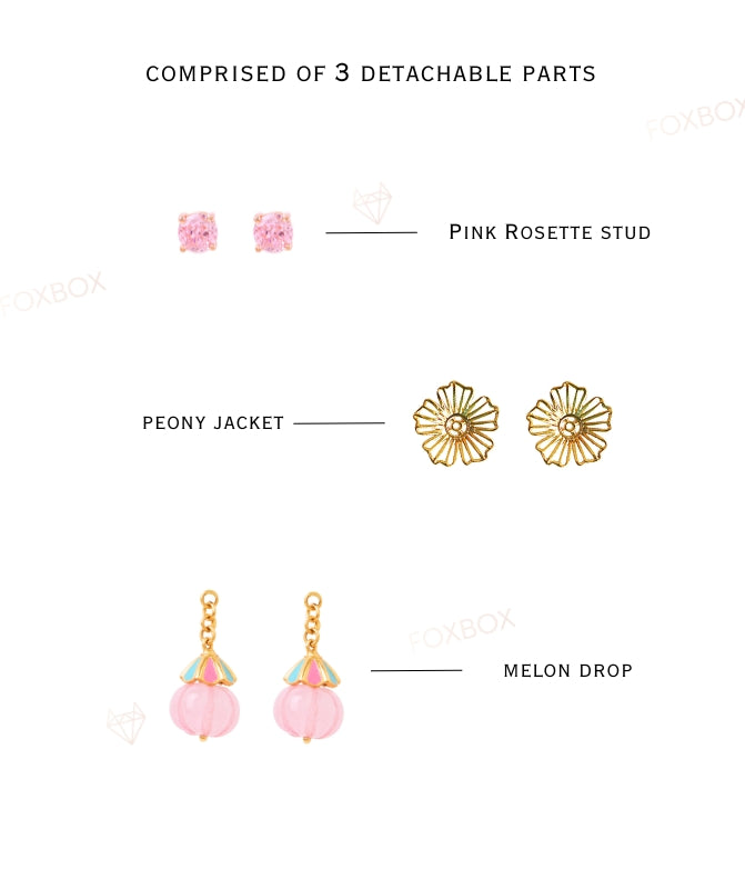 Daisy 4 in 1 earring