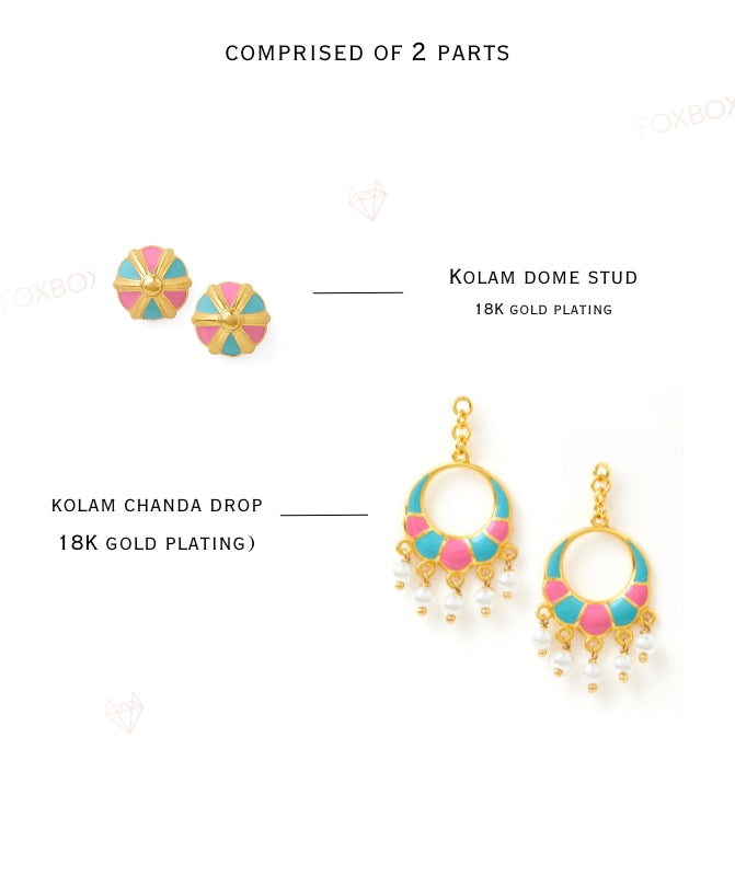 Kolam 2 in 1 chandbali