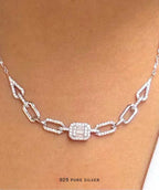 Baguette necklace 2