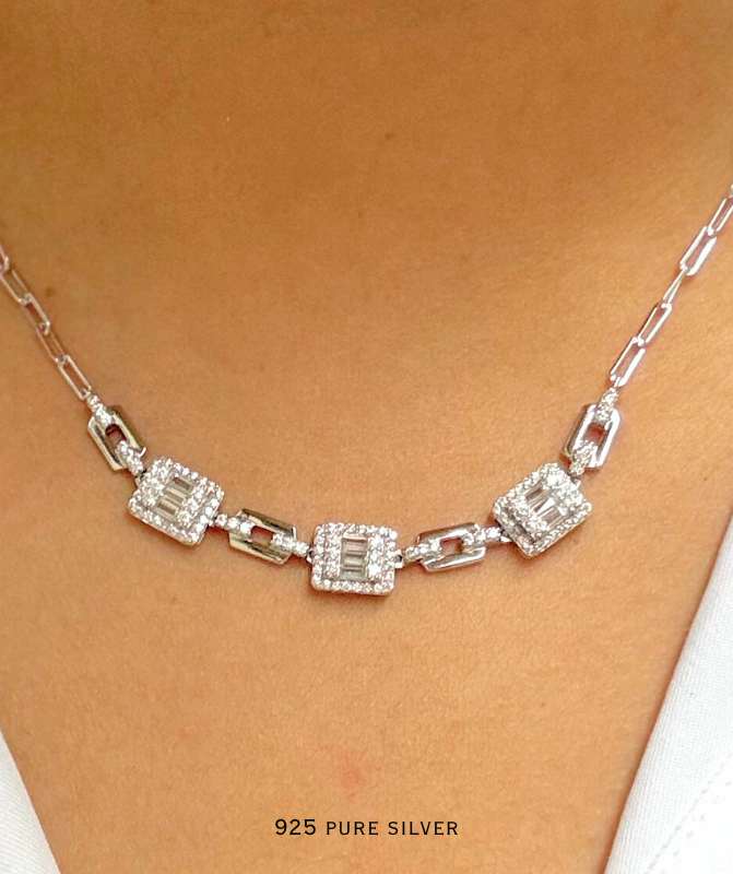 Baguette Necklace 1