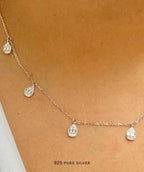 Cz charm necklace 7