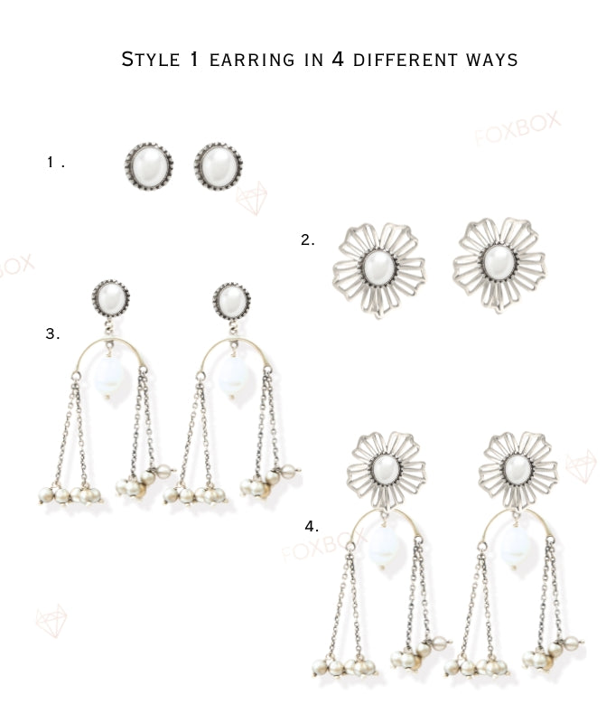 Pahal 4 in 1 earring