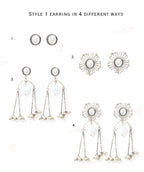 Pahal 4 in 1 earring