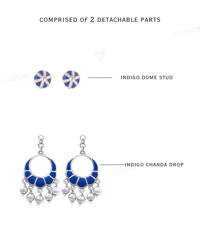 Indigo Affair 2 in 1 earring