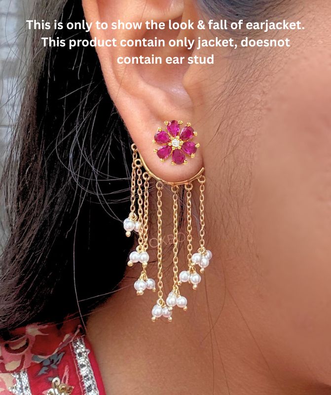 Pearl Jhalar ear jacket G