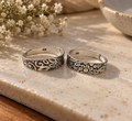 Band Pure Silver Toe Ring 1