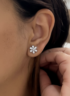 4 in 1 Arela  Pure Silver Detachable Earring