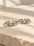 Zeerat 925 Silver Cz Toe Ring