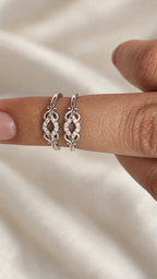 Zeerat 925 Silver Cz Toe Ring
