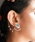 4 in 1 Pure SIlver Detachable Ghunguru Earring