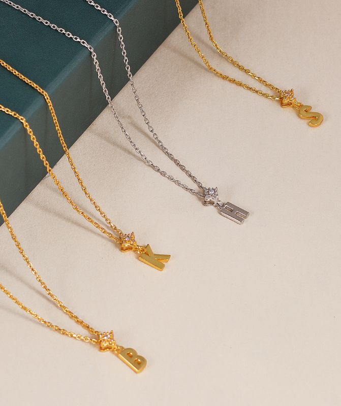 Alphabet Chain Pendant