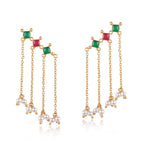 925 Silver Pearl Tassel Earcuff